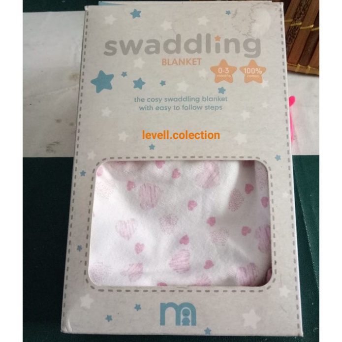Jual Swaddling Blanket Mothercare (New) Shopee Indonesia