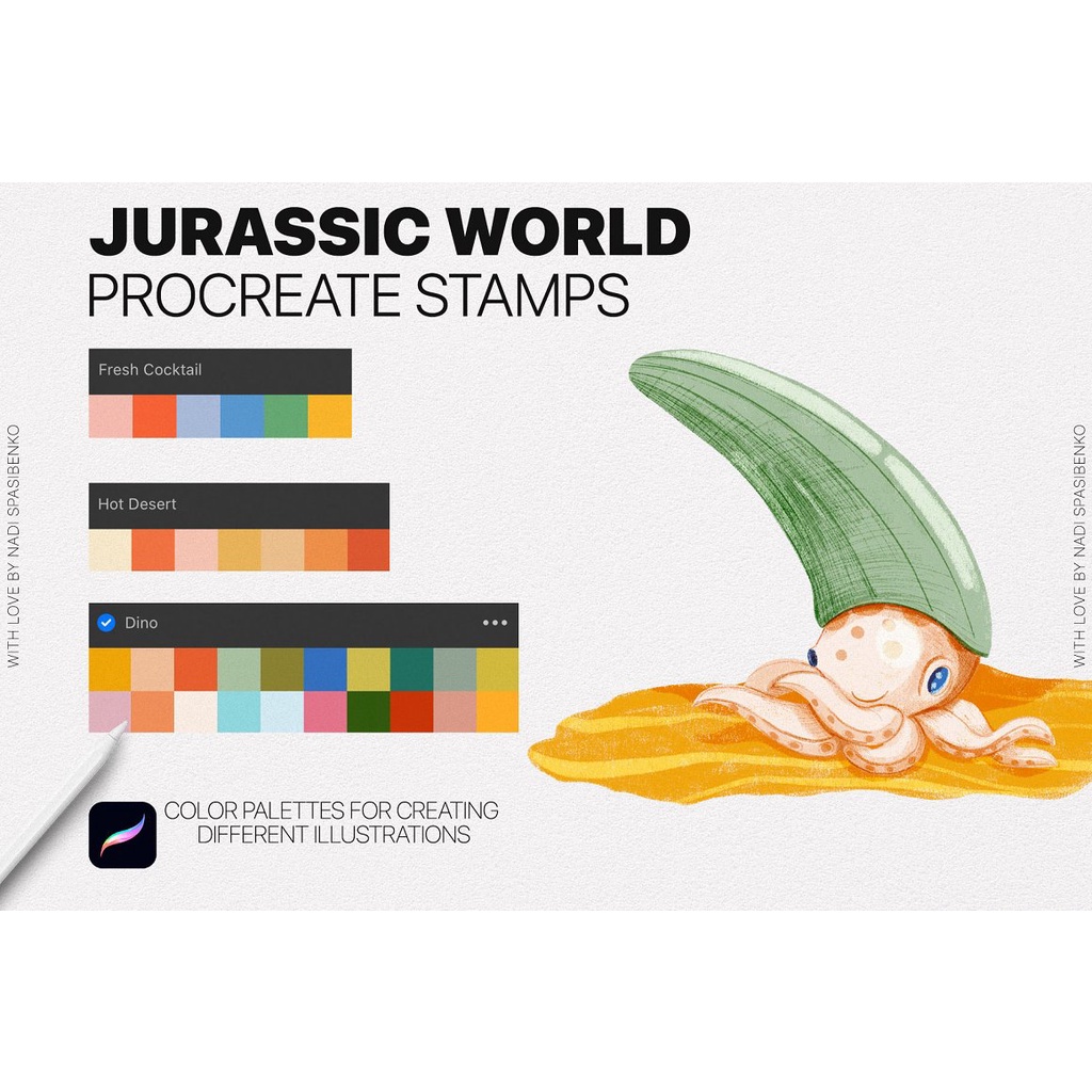 Jual Procreate Brush - Jurassic World Procreate Stamp | Shopee Indonesia