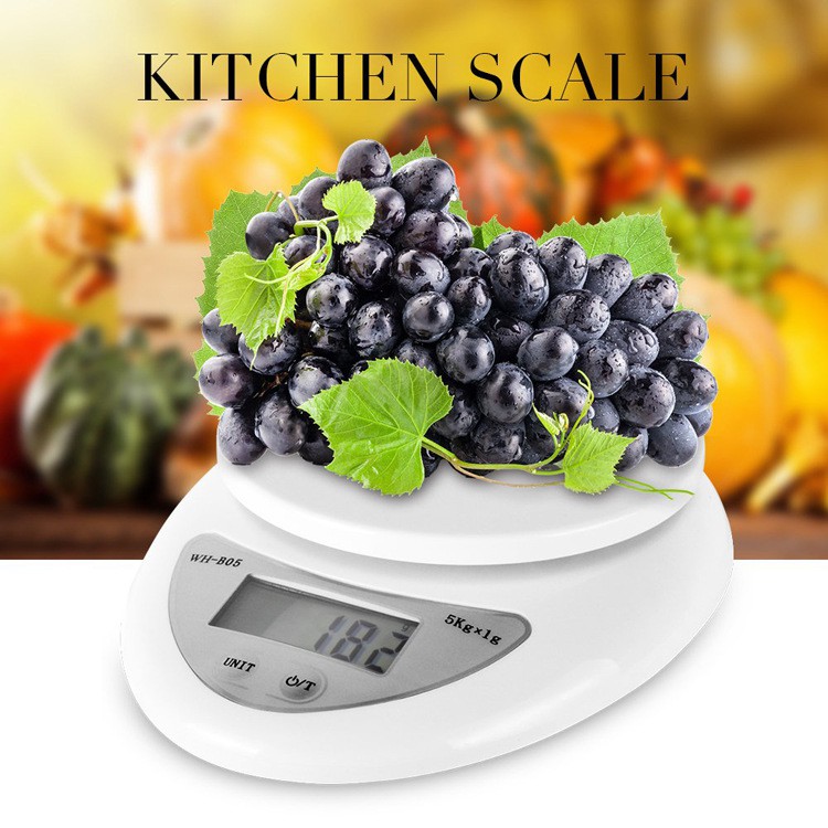 Jual MIX257 Timbangan Dapur Kue Roti Digital Mangkok Kitchen Scale 5KG ...