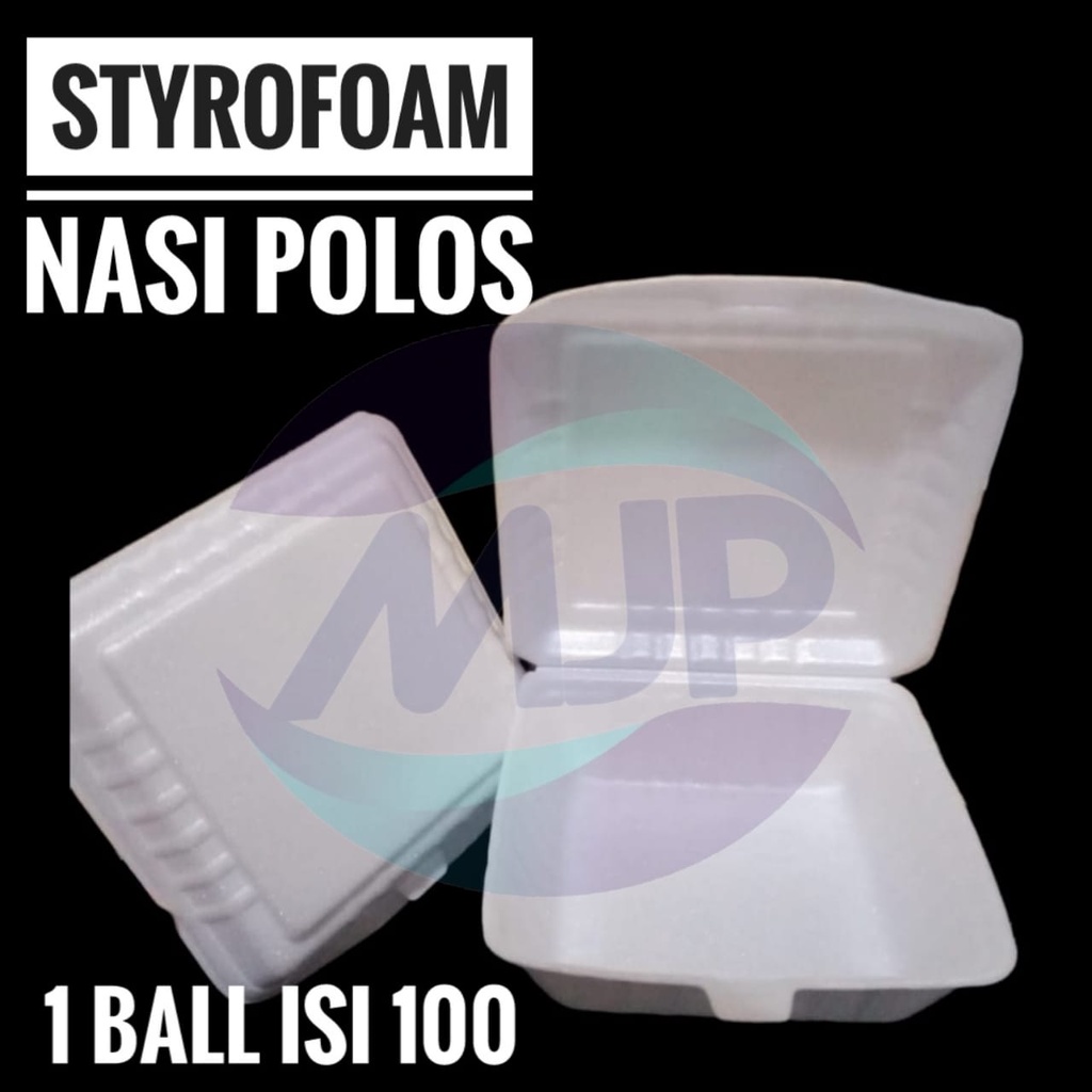 Jual MJP || STYROFOAM NASI KOTAK / STEROFOAM BUBUR BAKMI NASI KOTAK ISI ...