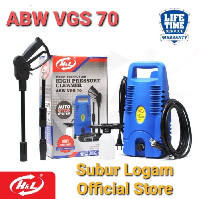 Jual HL ABW VGS 70 Jet Cleaner Listrik Mesin Cuci Mobil Motor Steam ...