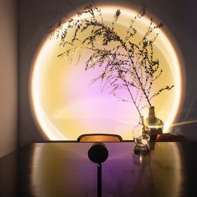 Lampu Sunset LED RGB Aesthetic Aluminium 27cm