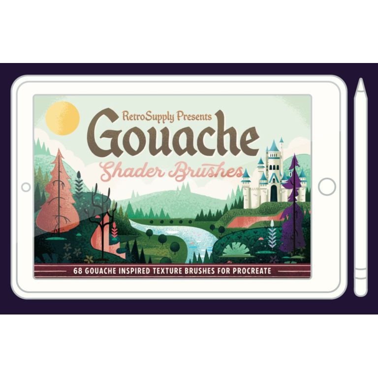 Jual Procreate Brush - Gouache Shader Brush for Procreate | Shopee ...