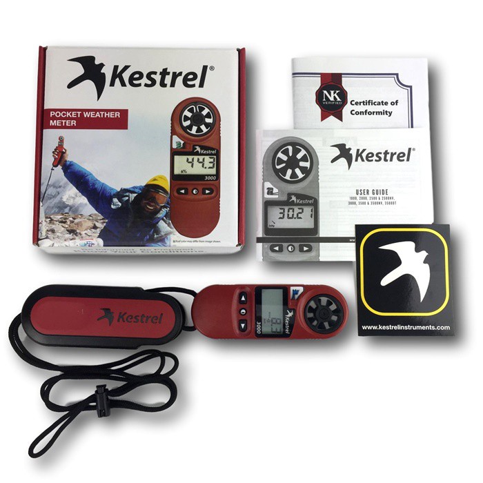Jual ANEMOMETER KESTREL 3000 POCKET WEATHER METER / WIND METER ALAT