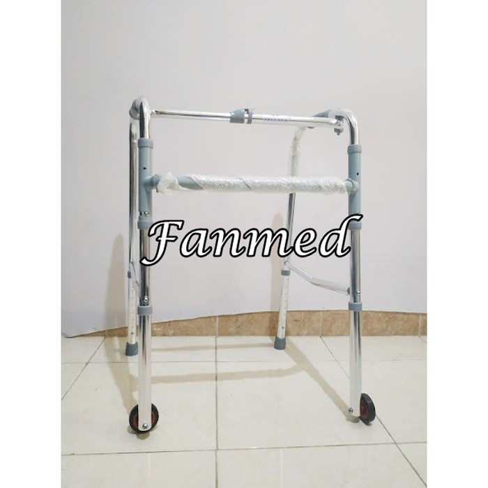 Jual Walker Sella Roda Alat Bantu Jalan Penderita Stroke Patah Tulang ...