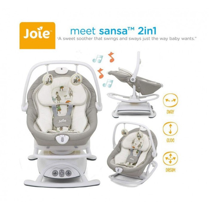 Jual Swing Joie Meet Sansa 2 in 1 Rocker / Glider / Bouncer Elektrik
