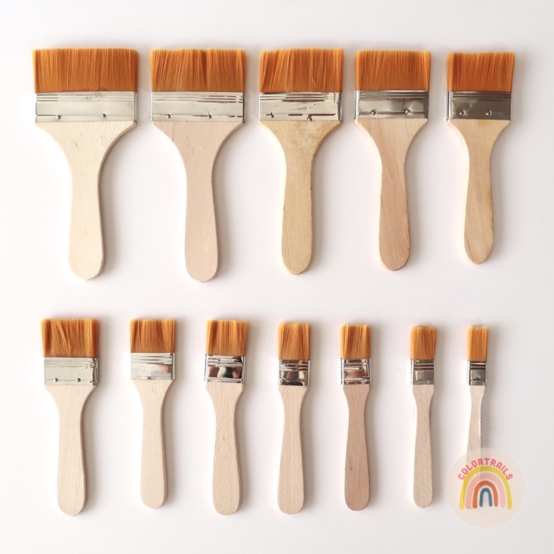 Jual Flat Large Paint Brush Kuas Lukis | Shopee Indonesia