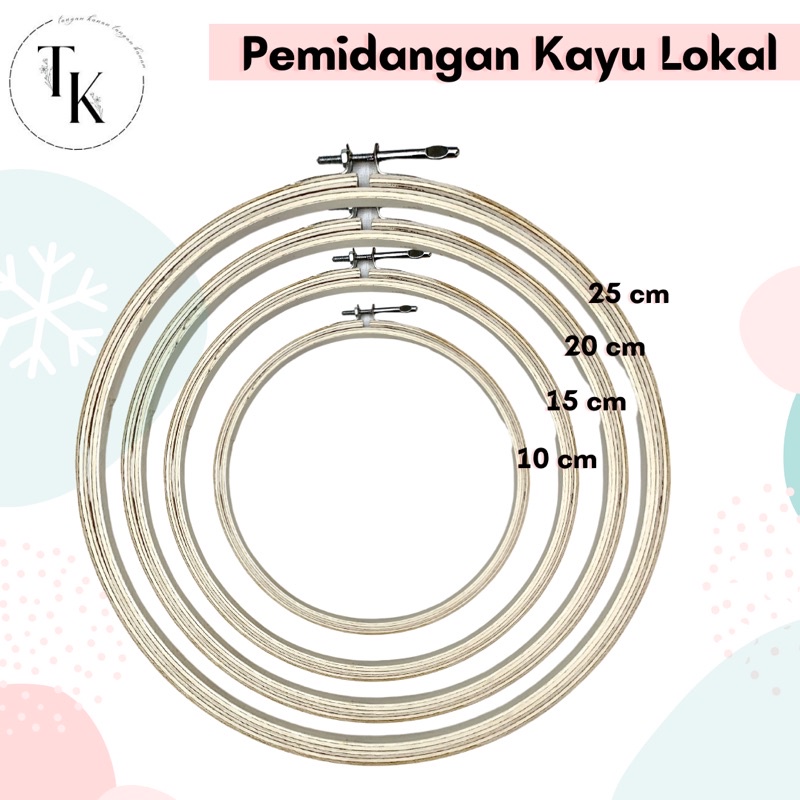 Jual Pemidangan Kayu Lokal Anggrek Biru - Midangan Hoop | Shopee Indonesia