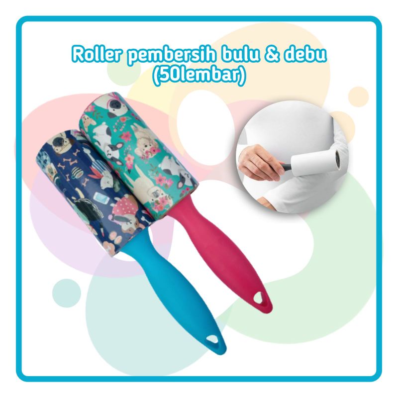 Jual Roller Pembersih Bulu & Debu 50 Lembar / Pembersih Bulu, Debu Sofa ...