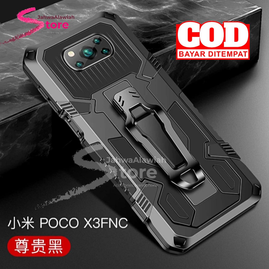 Jual CASE XIAOMI POCO X3 NFC X3 Pro CASING TERBARU SHOCKPROF KICKSTAND ...