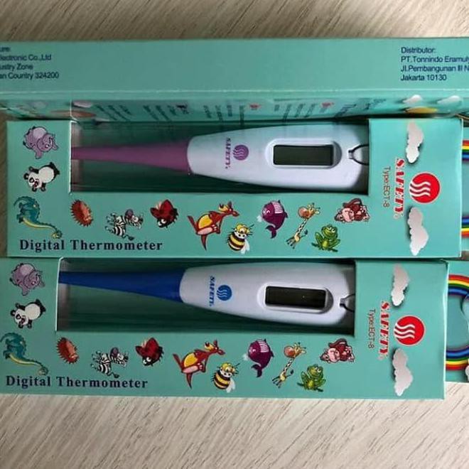 Jual Termometer Digital Safety Ect-8 Termometer Suhu Anak | Shopee ...