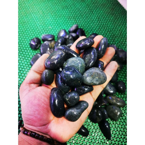Jual BATU KORAL HITAM 1 KARUNG BATU TERAPI KAKI DEKORASI TAMAN AQUARIUM ...