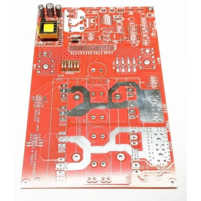 Jual pcb inverter pure sinewave EGS002 metode low frekuensi inverter