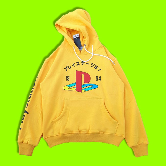 Playstation hoodie outlet yellow