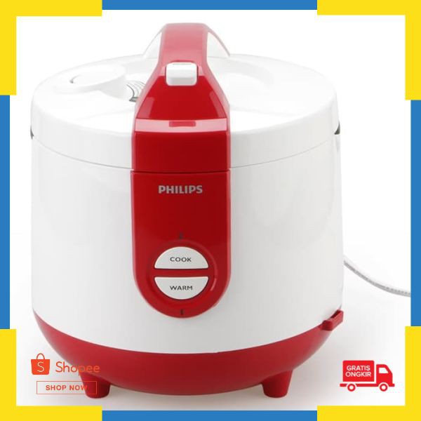 Jual Promo PHILIPS Rice Cooker 2 Liter HD3119 Biru/Merah/Hijau