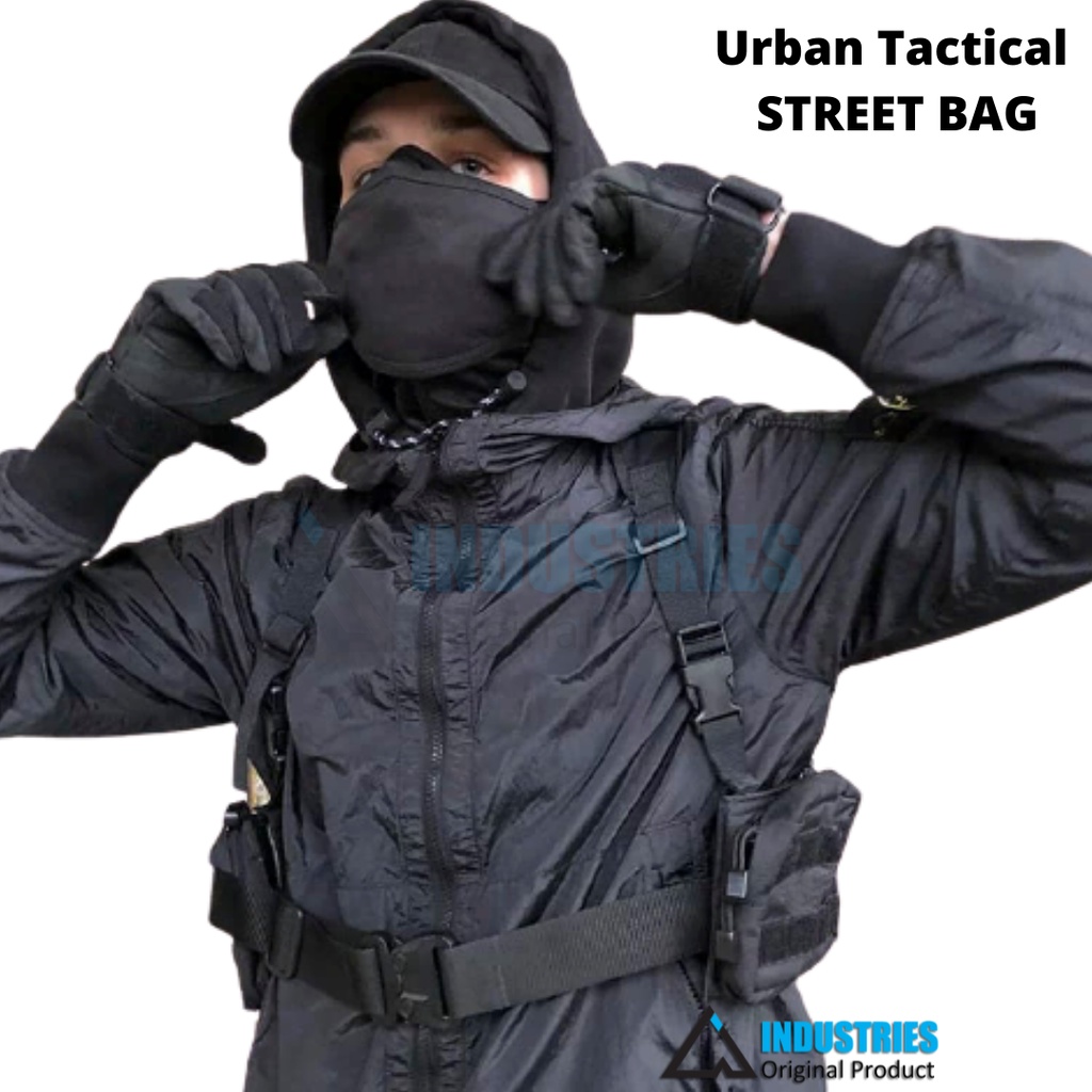 Jual Tas Holster Mini Chest Rig Bag SIDE BAG Urban Tactical Tech Wear ...