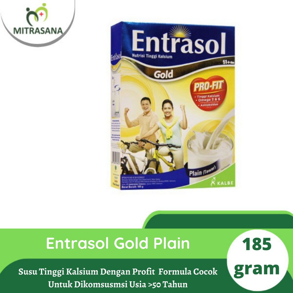 Jual Entrasol Gold Plain Isi 170 gram | Shopee Indonesia