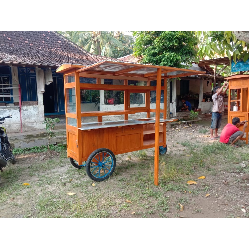 Jual Gerobak Roti Bakar Besar Shopee Indonesia