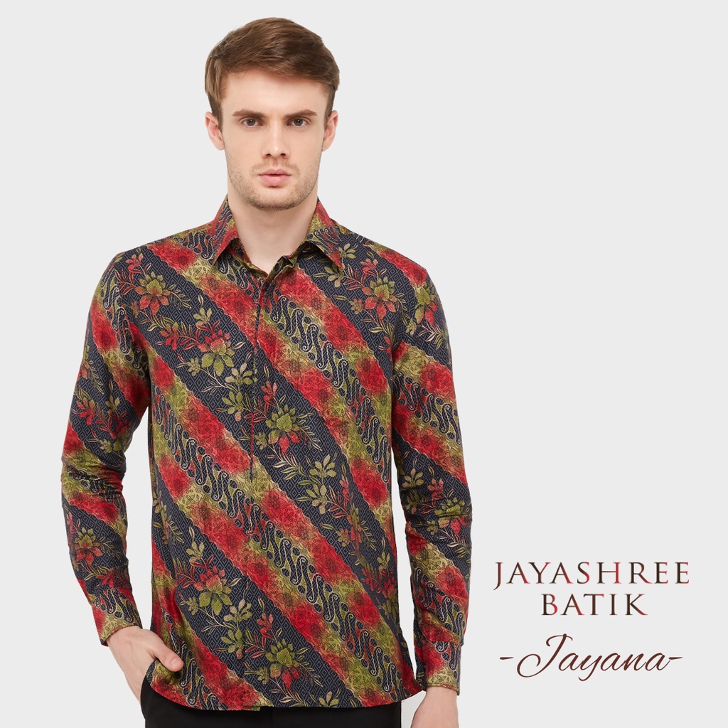 Jual Jayashree Batik Regfit Jayana Kemeja Batik Pria Lengan Panjang ...