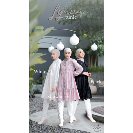 Jual LYANA TUNIC BY ADEN || PO READY AKHIR SEPTEMBER | Shopee Indonesia