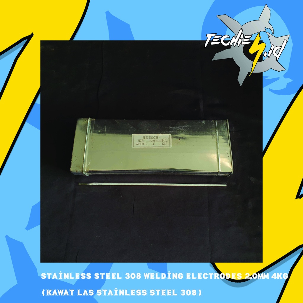 Jual Stainless Steel 308 Welding Electrodes 2.0mm 4kg (Kawat Las ...
