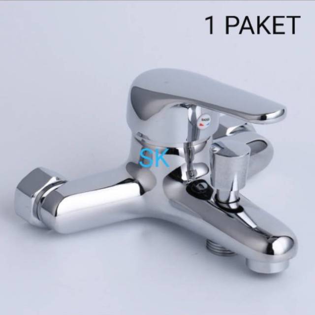 Jual Kran Bathub Panas Dingin Keran Shower Kran Mixer Kamar Mandi Keran Bathtub Hand 4728