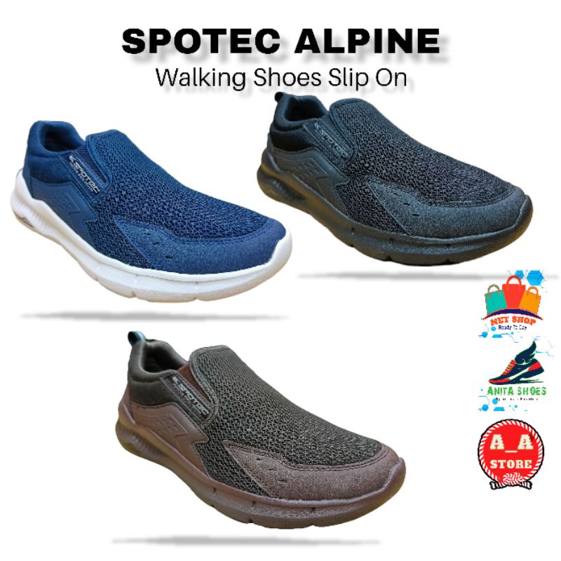 Jual Spotec Alpine Walking Shoes | Sepatu Slip On Spotec Alpine ...