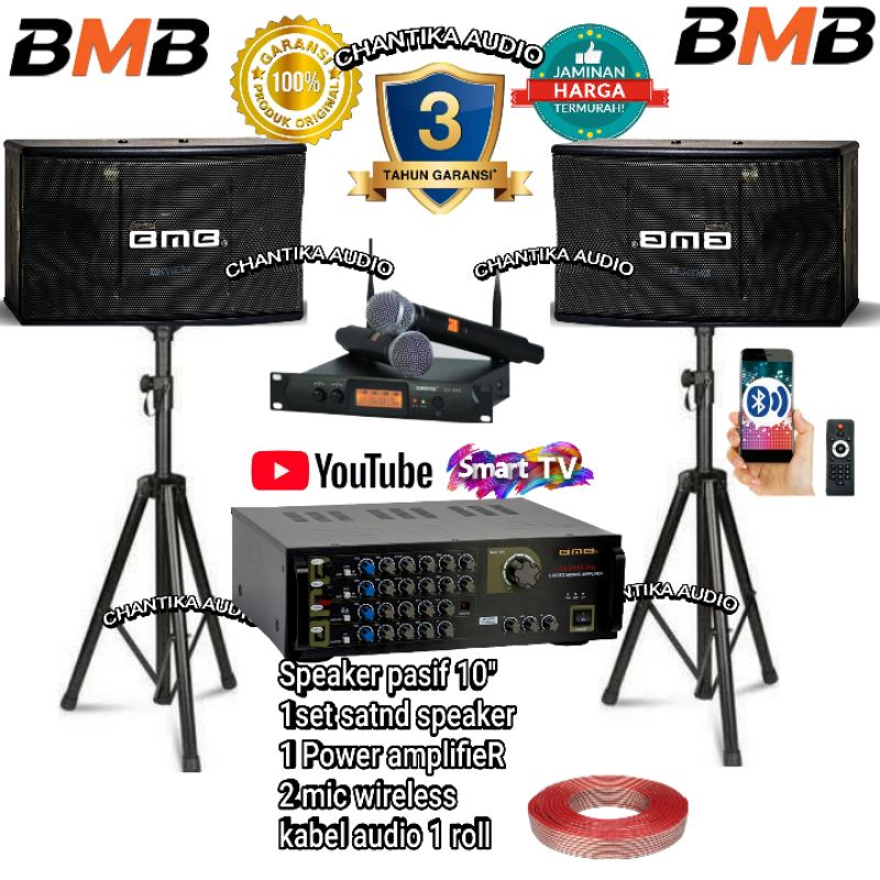 Jual Paket Karaoke Full Set Speaker Bmb 10 Inch Cs 450 V Dan Amplifier ...