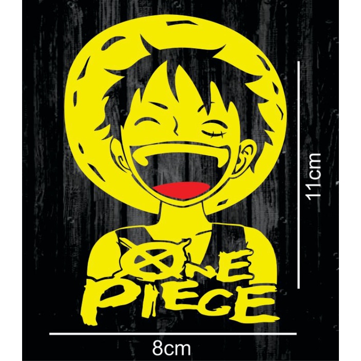 Jual stiker luffi stiker kartun luffi untuk aksesoris motor | Shopee ...