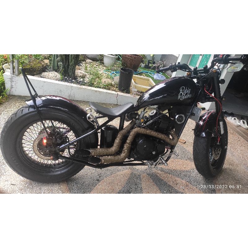 Jual motor custom bobber basic scorpio | Shopee Indonesia
