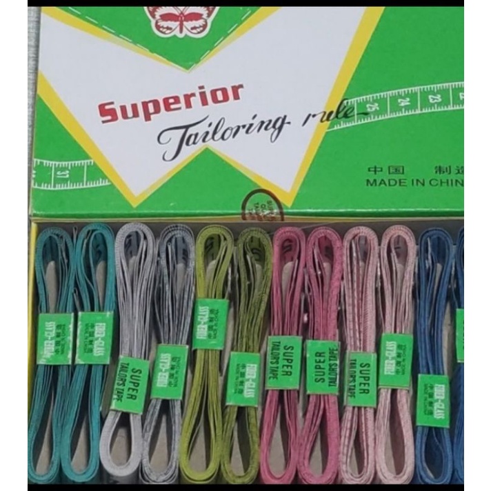 Jual Meteran butterfly besar LEBAR 2CM SUPERIOR ISI 12pc | Shopee Indonesia