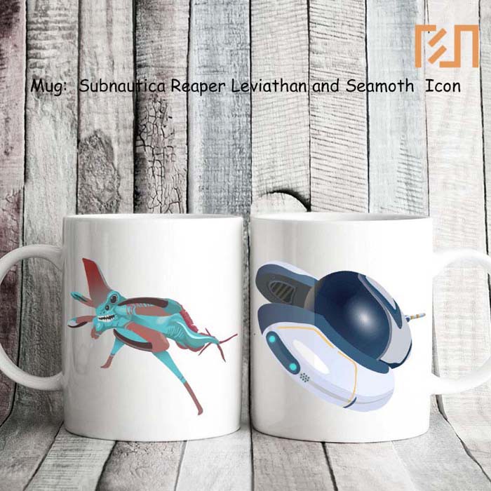 Jual Mug Subnautica Reaper Leviathan and Seamoth icon | Shopee Indonesia