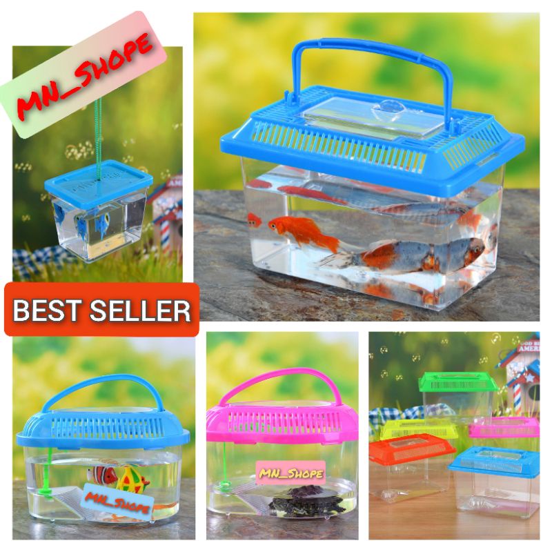 Jual Aquarium Akuarium Mini Cupang Guppy Hias Mika Kura Kura Ikan ...