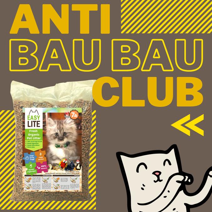 Jual Easy Lite/Pasir Kucing Wood Pellet Cat Litter