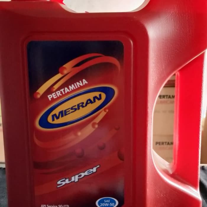 Jual OLI PERTAMINA MESRAN SUPER SAE 20W-50 UNTUK MESIN 4T (1GALON/ 4LTR ...