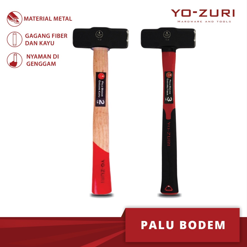Jual STSHARDWARE Palu [[BODAM]] kayu fiber 2 lb 4lb 6lb | Shopee Indonesia