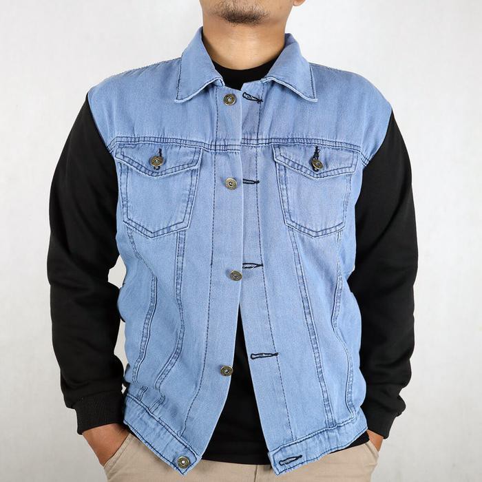 Jaket deals jeans motor