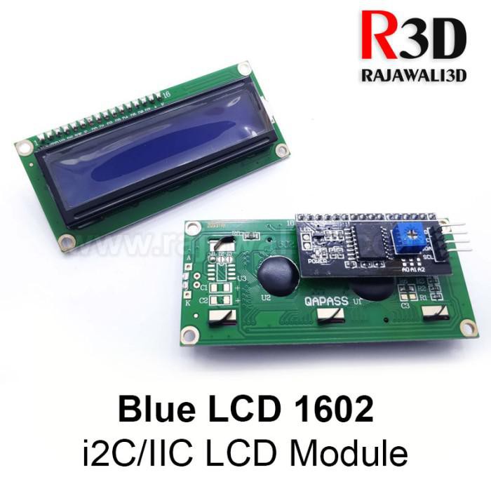 Jual Blue LCD 1602 With I2C/IIC Backlight Lcd Module For Arduino ...