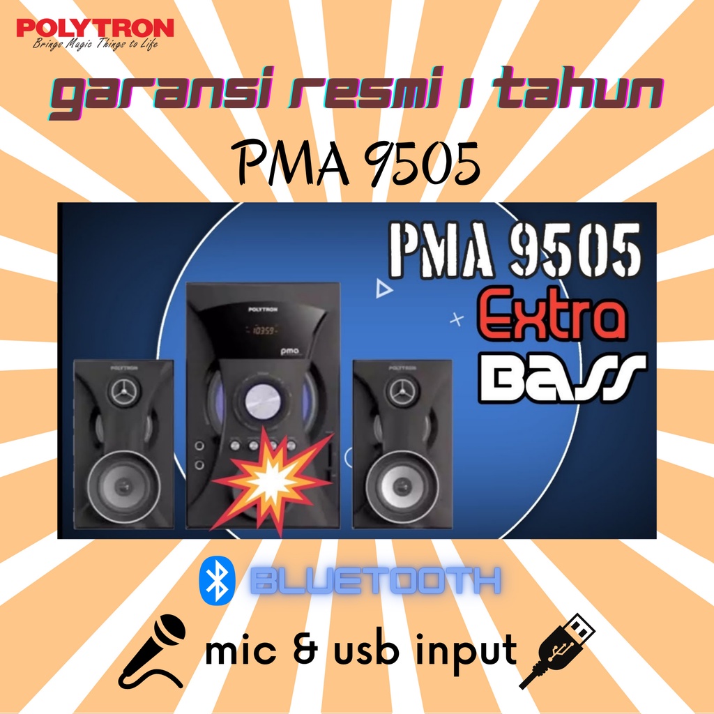 Jual SPEAKER AKTIF POLYTRON PMA9525 | Shopee Indonesia