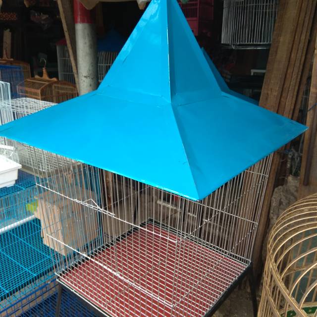 Jual COD Kandang Besi Kaki besar Model Krucut Keluar Kota Bisa | Shopee