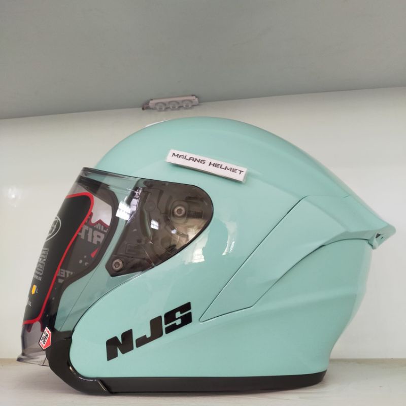Jual Helm Half Face NJS Kairoz Solid Easy Green (Ongkir Termurah 3kg) Shopee Indonesia