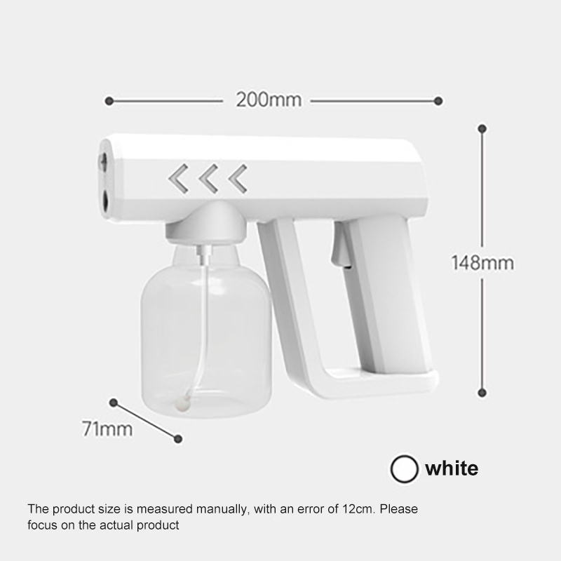 Jual LEVEV Wireless Gun Disinfectant Sprayer Handheld Blue-ray Nano ...