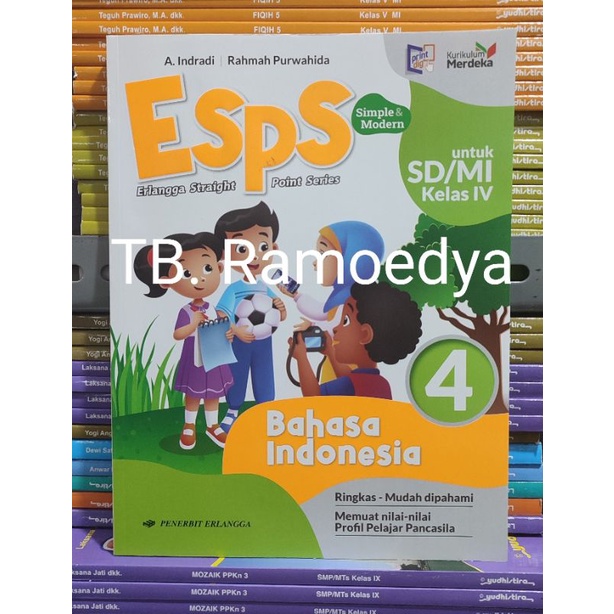 Jual Buku ESPS Bahasa Indonesia Untuk SD/MI Kelas IV Erlangga Kurikulum ...