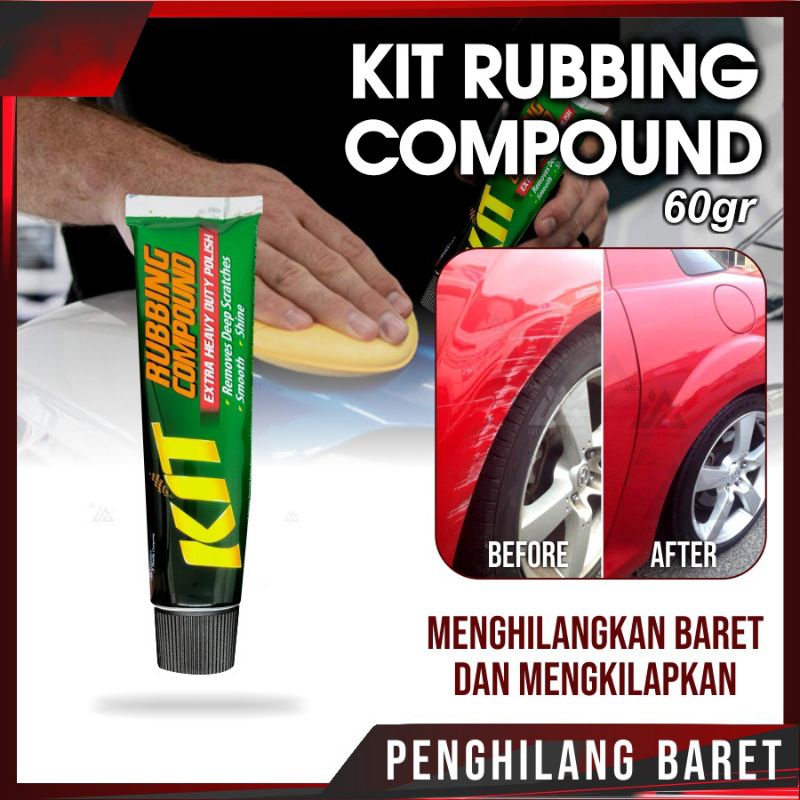 Jual Kompon KIT Rubbing Compound Penghilang Baret Lecet Noda