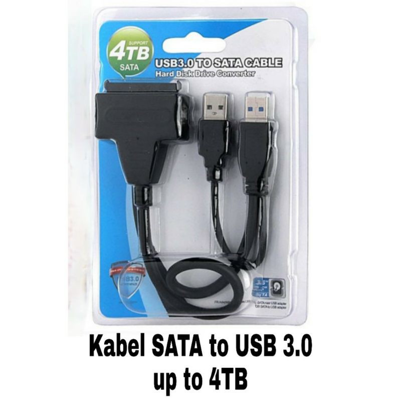 Jual Kabel SATA to USB 3.0 Converter HDD / SSD up to 4TB | Shopee Indonesia