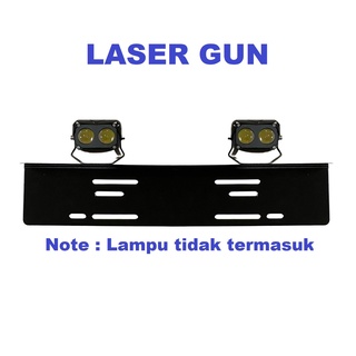 Jual Dudukan Bracket Lampu Led Tembak Tatakan Braket Besi Breket Tanduk Bumper Plat Nomor Sorot