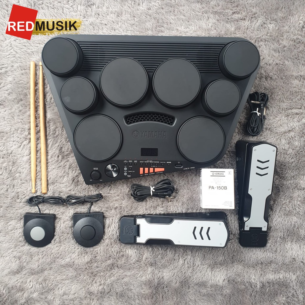 Jual Portable Drum Elektrik Yamaha DD-75 DD75 DD 75 Drum Pad | Shopee ...
