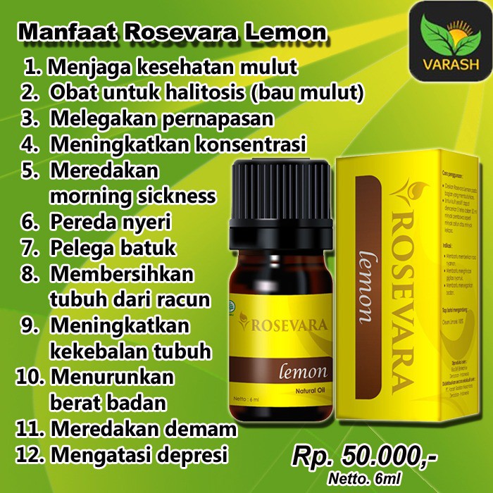 Jual Essential Oil Eo 100 Pure Lemon Aromaterapi Herbal Alami