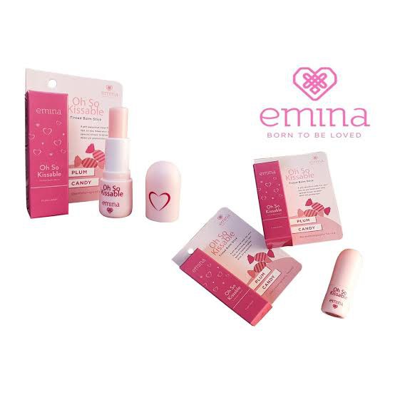Jual Emina Oh So Kissable Tinted Balm Stick / Pink Bonbons / Plum Candy Shopee Indonesia