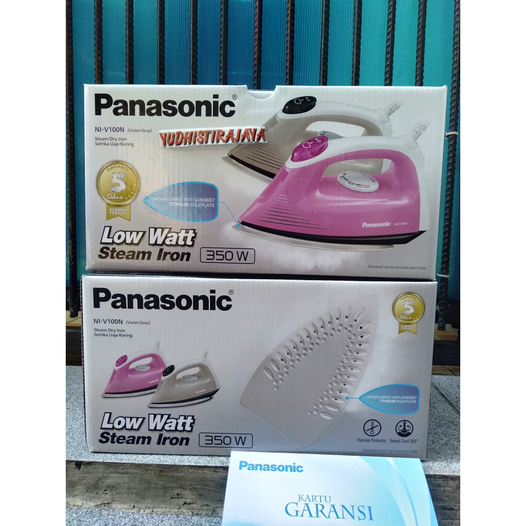 Jual Panasonic Setrika Uap Ni V N Low Watt Steam Iron Original